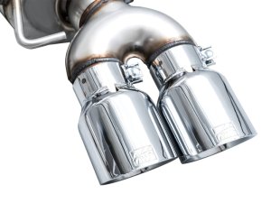 Audi S6 Performance Exhaust - AWE Tuning - Touring Edition, Cat Back - Chrome Silver - `19-`23